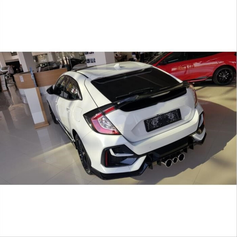 Honda Civic FK7 2016-2020 İçin Uyumlu Hatchback Spoiler Dto Boyasız