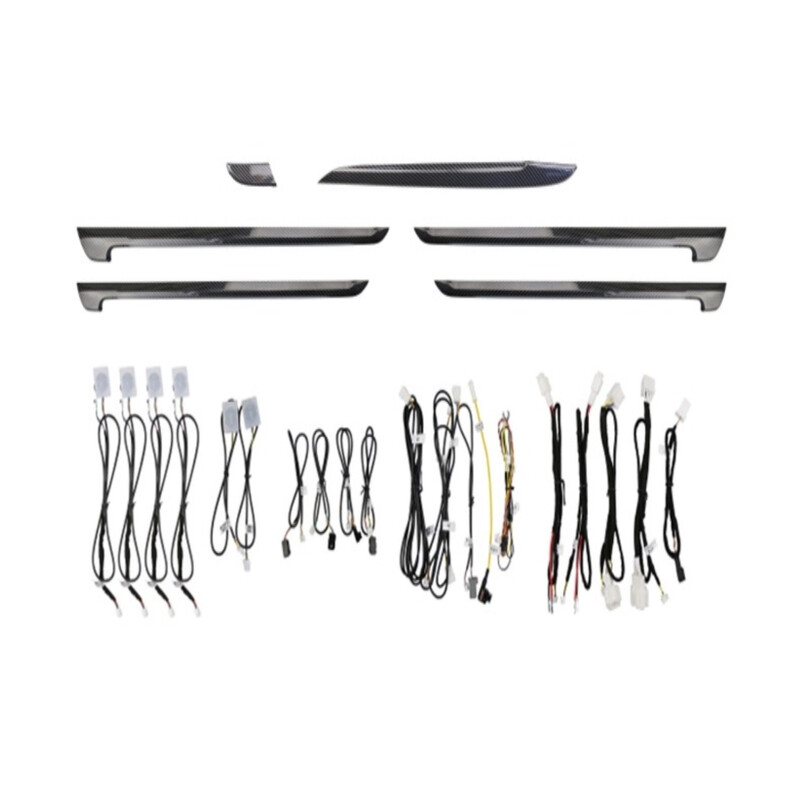 Honda Cr-v 2018+ İçin Uyumlu Ambians Aydınlatma Set - 64 Renk (Karbon Kaplama Renk)