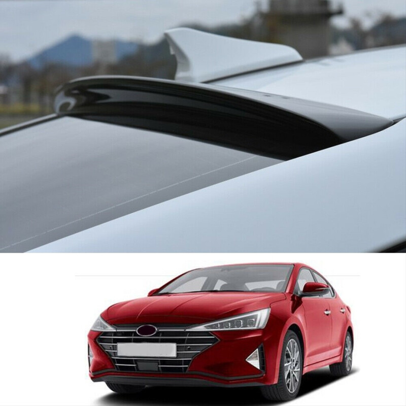 Hyundai Elantra 2021+ Cam Üstü Spoiler - Piano Black (Parlak Siyah)