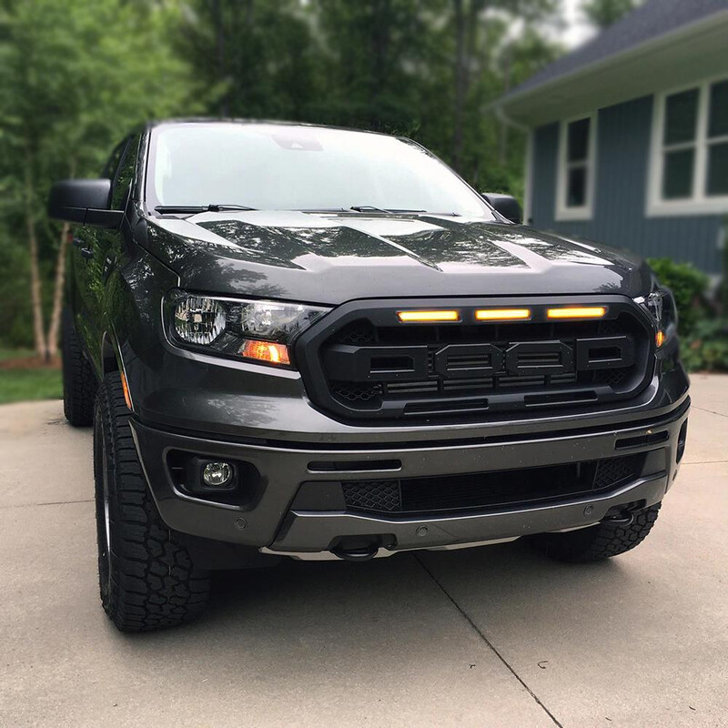 Ford Ranger T8 İnce Tip Ledli Panjur 2019+