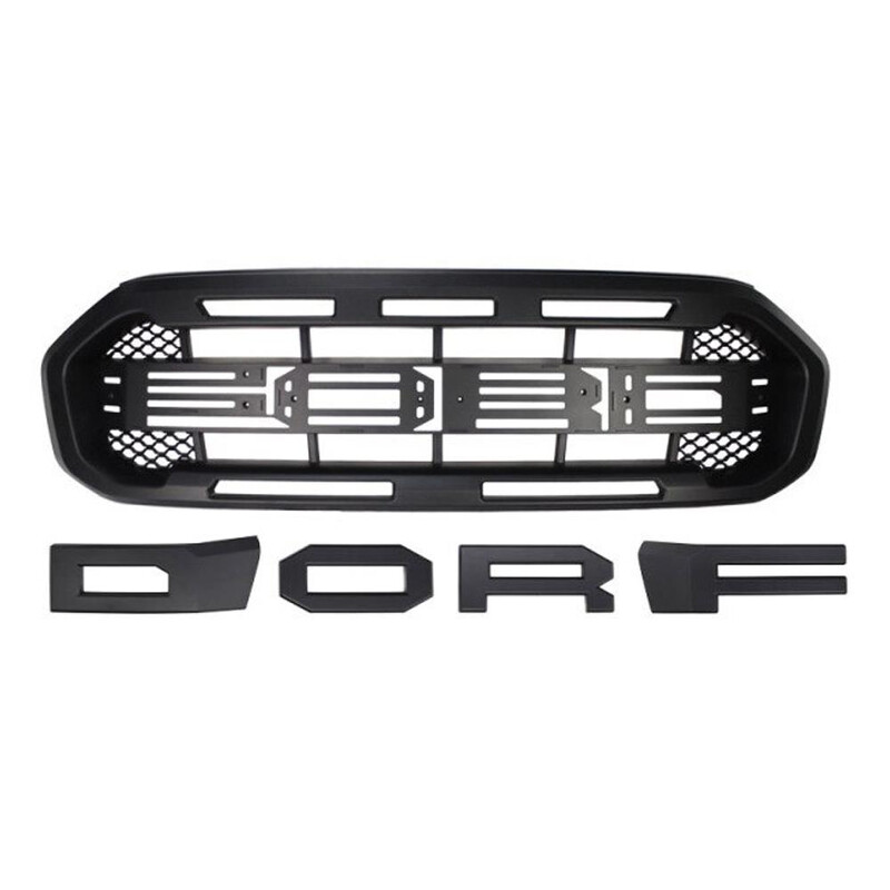 Ford Ranger T8 İnce Tip Siyah Panjur 2019+