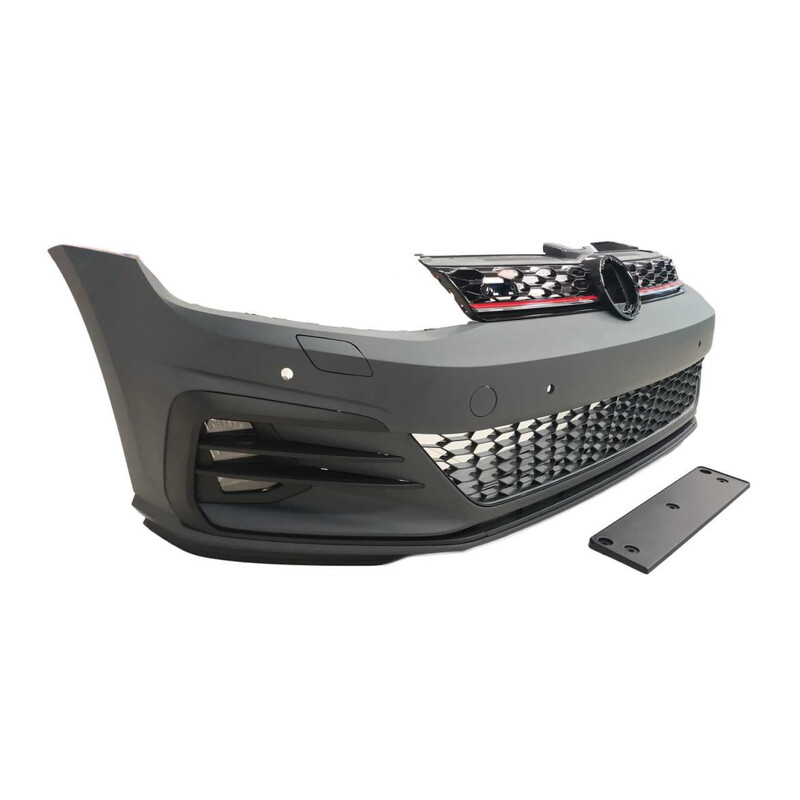 Volkswagen Golf 7,5 2017-2020 İçin Uyumlu Gti Ön Tampon ve Panjur Seti