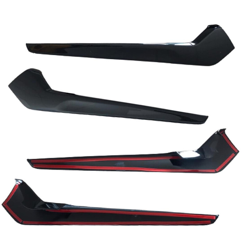 Honda Civic 2022 Vites Kenar Kaplama 2 Parça - Piano Black