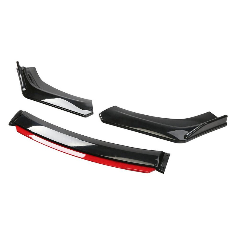 Honda Civic FB7 4 Parça Plastik Ön Lip 2012 2016