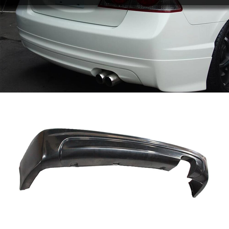Honda Civic FD6 Yerli Plastik Mugen Arka Tampon Eki Boyasız