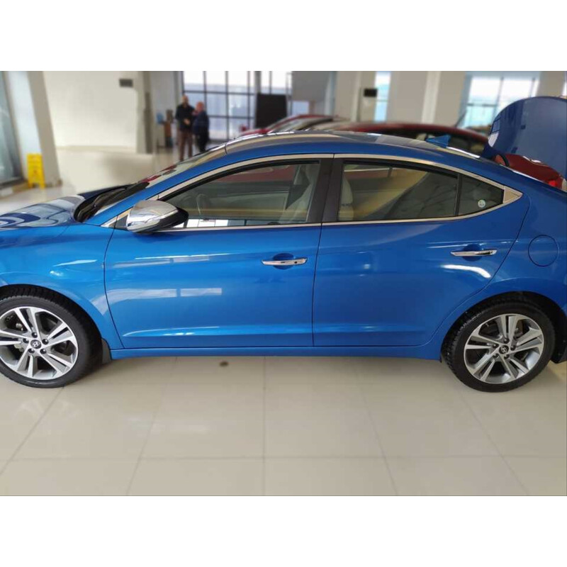 Hyundai Elantra 2016-2018 Cam Çıtası Nikelaj 10 Parça