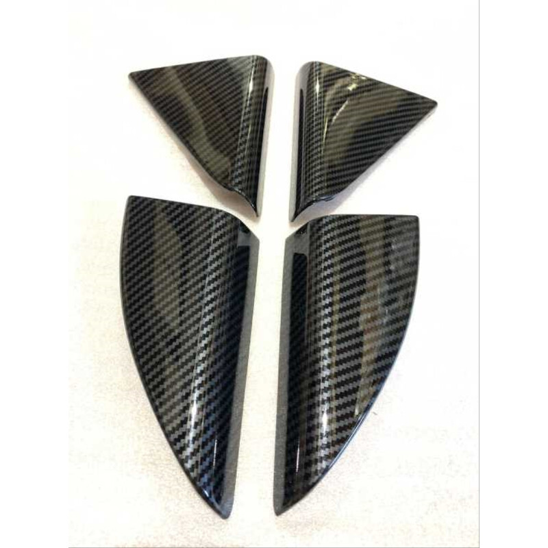 Hyundai Tucson 2015-2018 Kapı Cam Kenar Kaplama Seti-Karbon