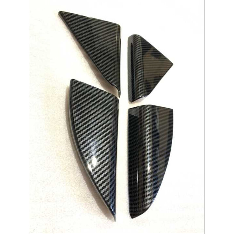 Hyundai Tucson 2015-2018 Kapı Cam Kenar Kaplama Seti-Karbon