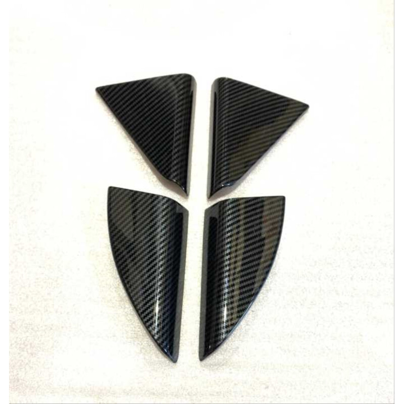 Hyundai Tucson 2015-2018 Kapı Cam Kenar Kaplama Seti-Karbon