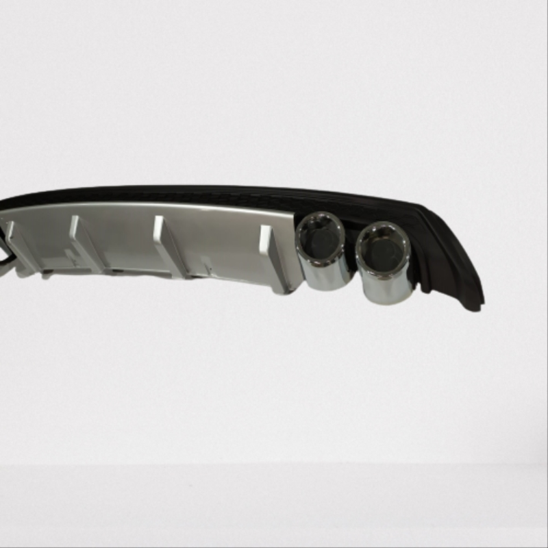 Volkswagen Polo 2014-2018 İçin Uyumlu MK5 4 Egzoz Difüzör - Silver