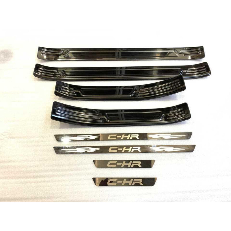 Toyota C-HR Kapı Eşiği Titanyum Siyah 2016 2019