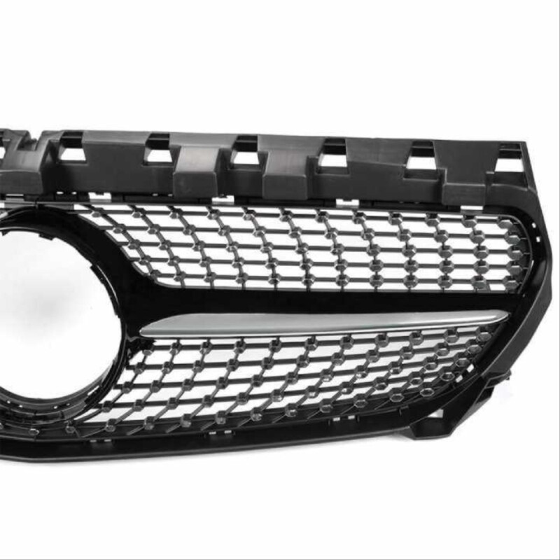 Mercedes W117 Cla İçin Uyumlu 2016-2018 Diamond Panjur - Siyah