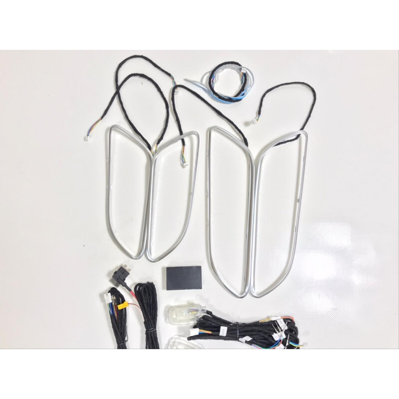 Mercedes W176 A & W117 Cla & Gla Serisi İçin 64 Renk Ambians Aydınlatma - Aplikasyon Kontrollü