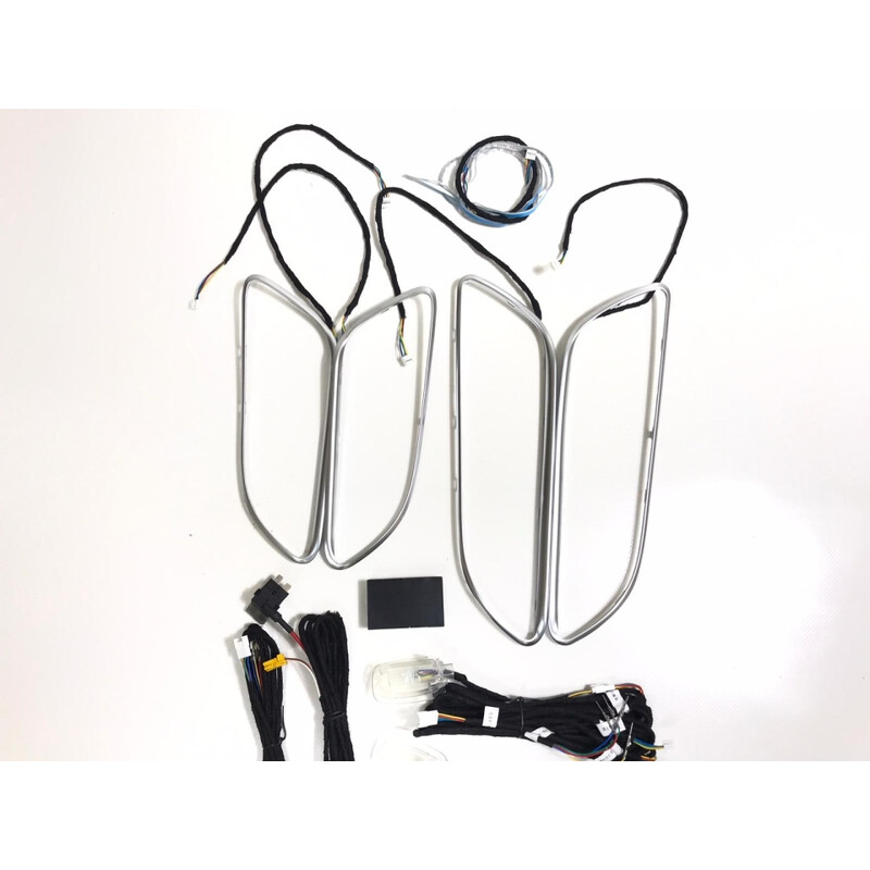 Mercedes W176 A & W117 Cla & Gla Serisi İçin 64 Renk Ambians Aydınlatma - Aplikasyon Kontrollü