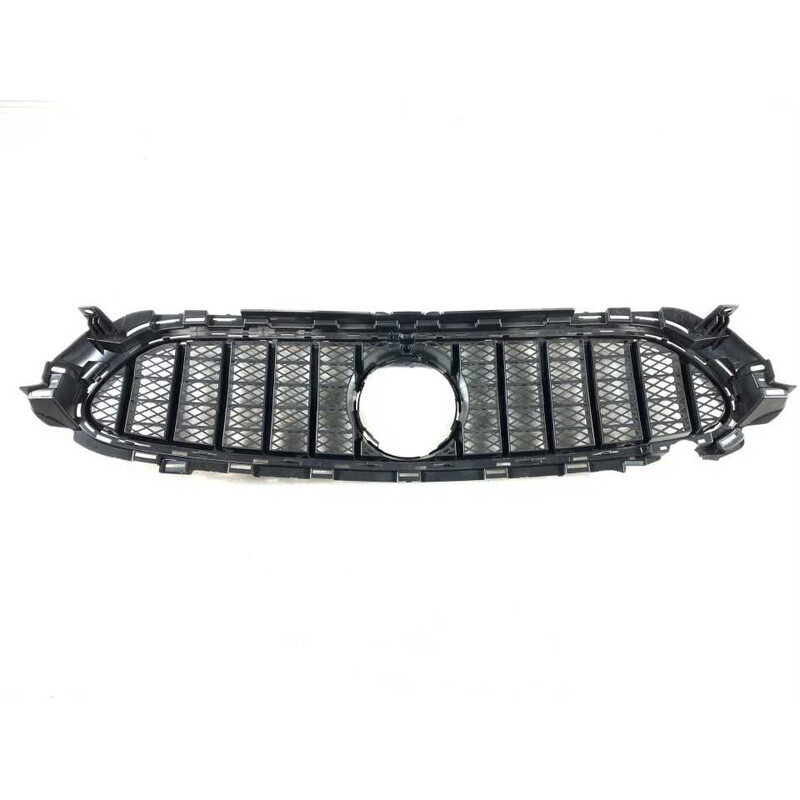 Mercedes W213 E Serisi İçin Uyumlu 2020+ İçin Uyumlu Gtr Panjur Silver - Telli Versiyon (Mesh Style)